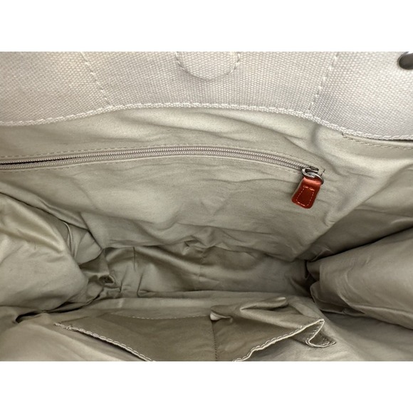 NOAH Love Birds Vegan Tote Bag Orange Oprah Favorite Things PVC Canvas - Picture 8 of 9